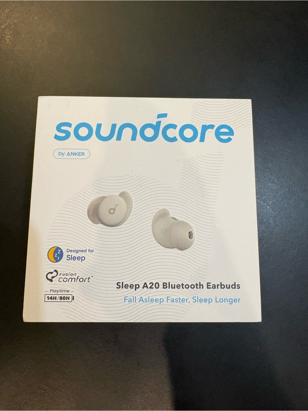 Anker Soundcore Sleep A20 Bluetooth Earbuds — White, Never Used